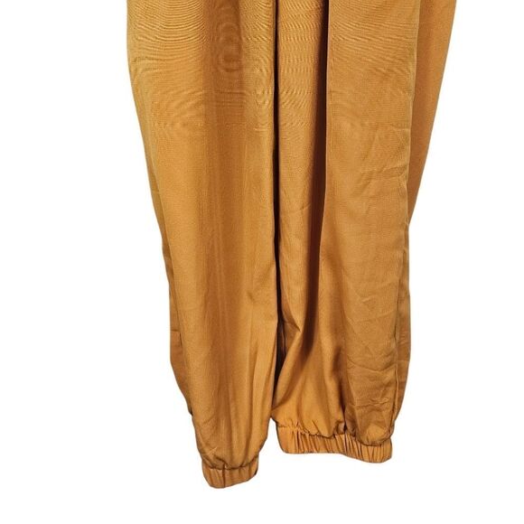 NWT Fashion Nova Stroll at the Plaza Jumpsuit. Mustard Yellow XL - Picture 8 of 16
